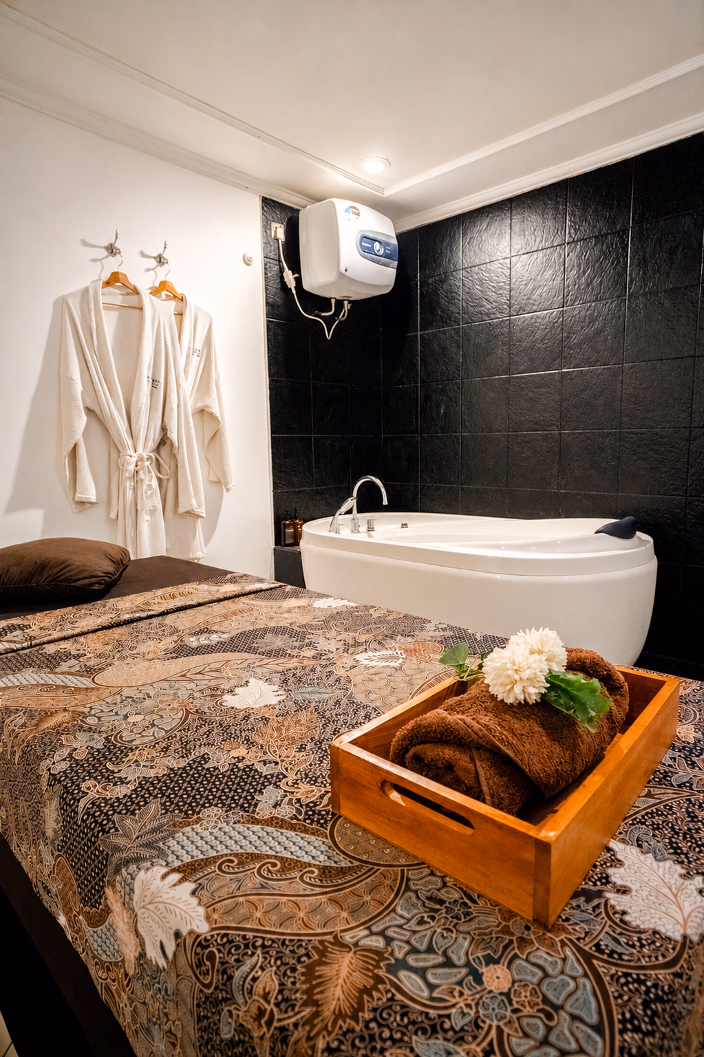 Tamarin Hotel Spa Massage Room Bathtub